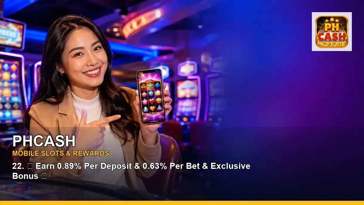 PHCASH high-energy play mobile casino games in a immersive layout for Philippine players