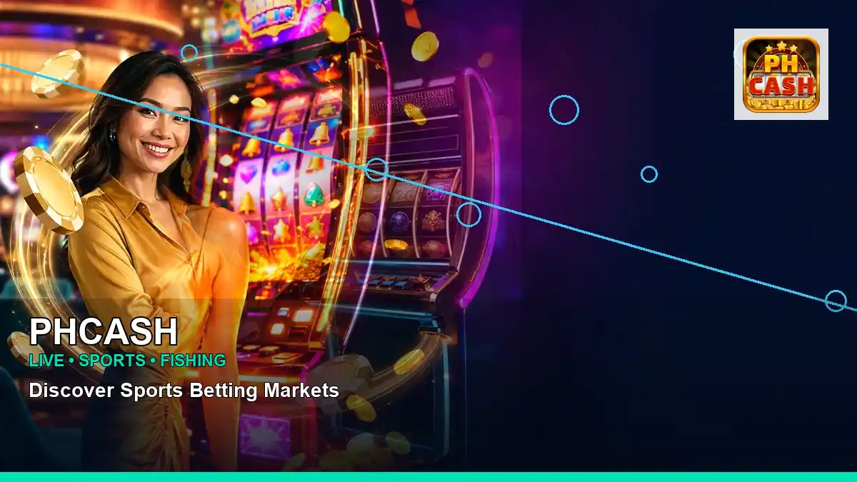 PHCASH duo online slot games featuring an adult Filipina casino host with a left-framed composition