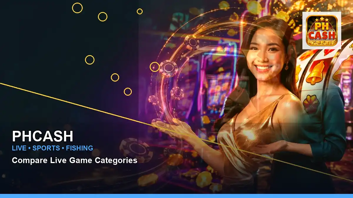 PHCASH right-framed lucky reels online slot games highlighting mobile-friendly casino play