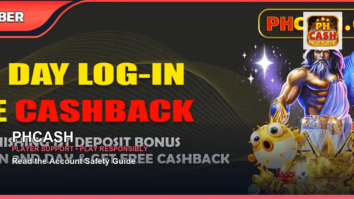 PHCASH responsible play resources for Philippine players